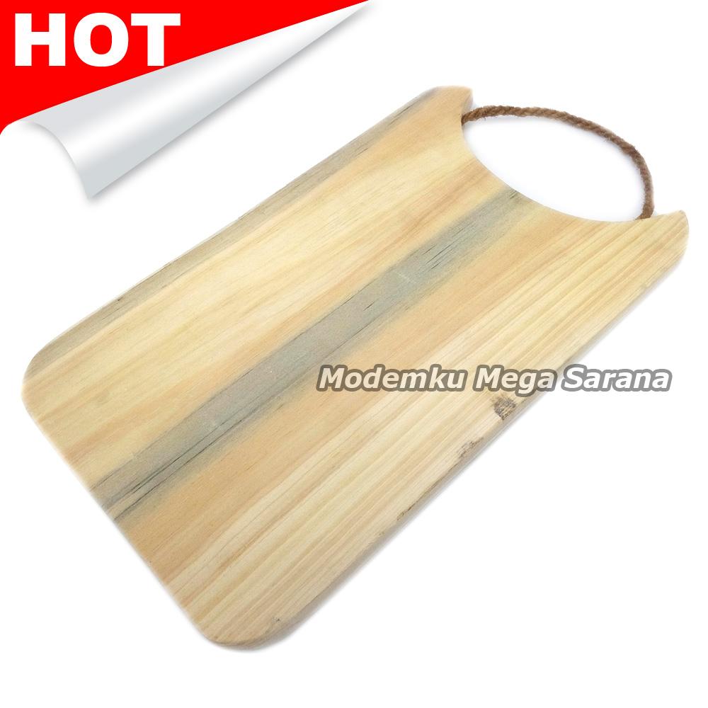 Talenan Kayu Dengan Tali | Telenan Kayu 30x18x1.5 cm