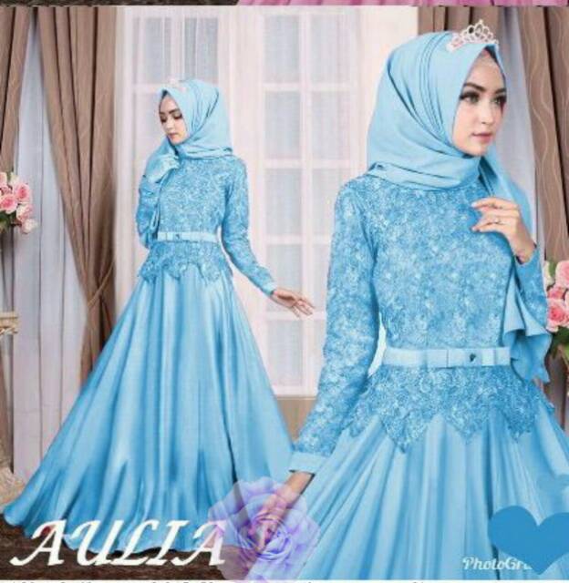 XVC - Maxi Dress Liaza / Maxi Dress Terbaru / Maxi Dress Kekinian / Fashion Muslim / Best Seller-2