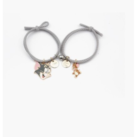 2Pcs Gelang Tali Karet Magnetik Desain Astronot Cinnamoroll Isi 1 Pasang Untuk Pria Dan Wanita-4#2 buah