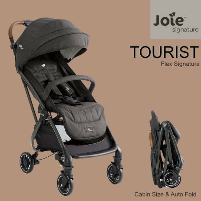 Makassar - Stroller Joie Tourist Signature With Magnetic Buckle Kereta Dorong Bayi Cabin Size Autofold