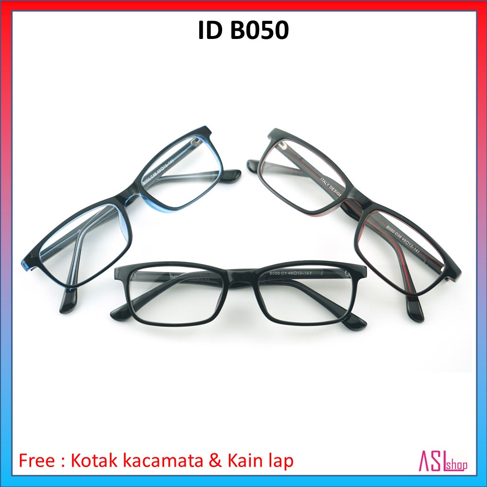 FRAME DAN KACAMATA MINUS (ID B050) REMAJA DAN ANAK2