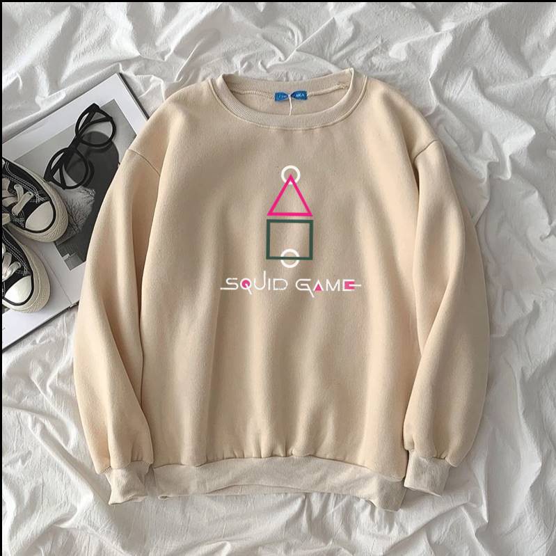 Squid Game Sweater Wanita Oversize M - XXL