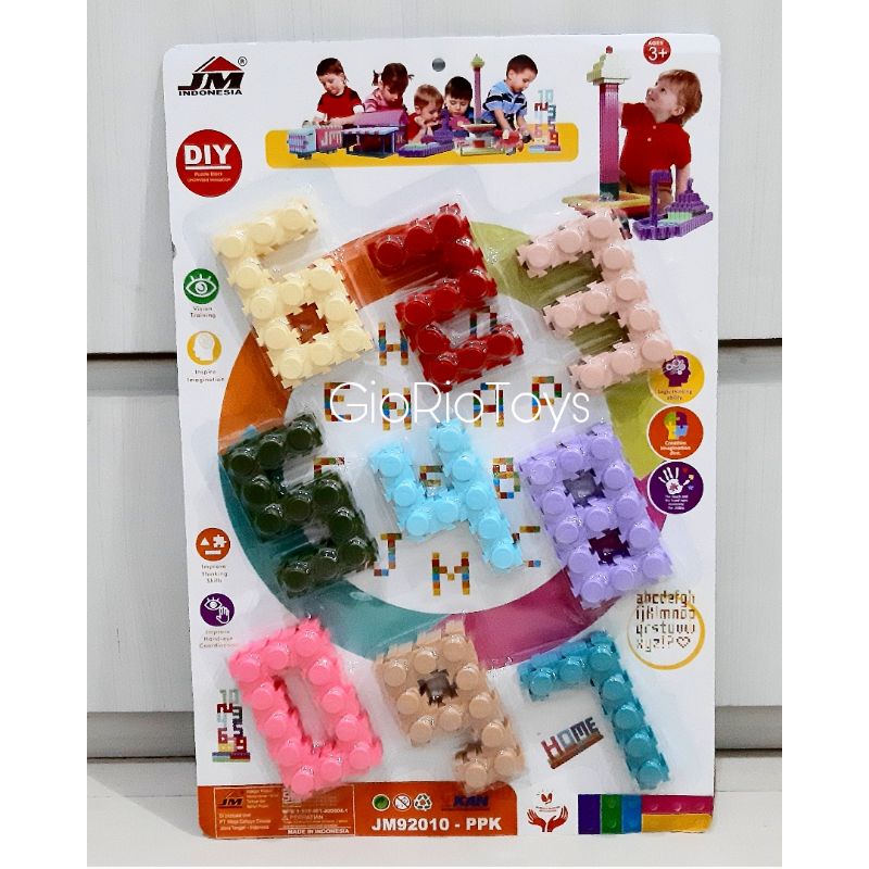 Mainan Puzzle Block JM92010 - Mainan Block Lego Susun Balok Mainan Susun Block Blocks Bongkar Pasang