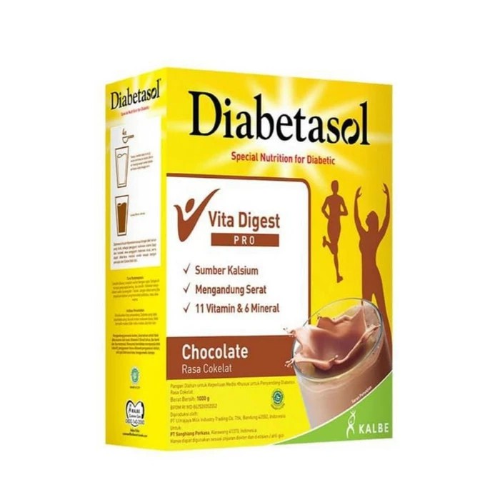 

DIABETASOL COKLAT 1000GR susu kalsium