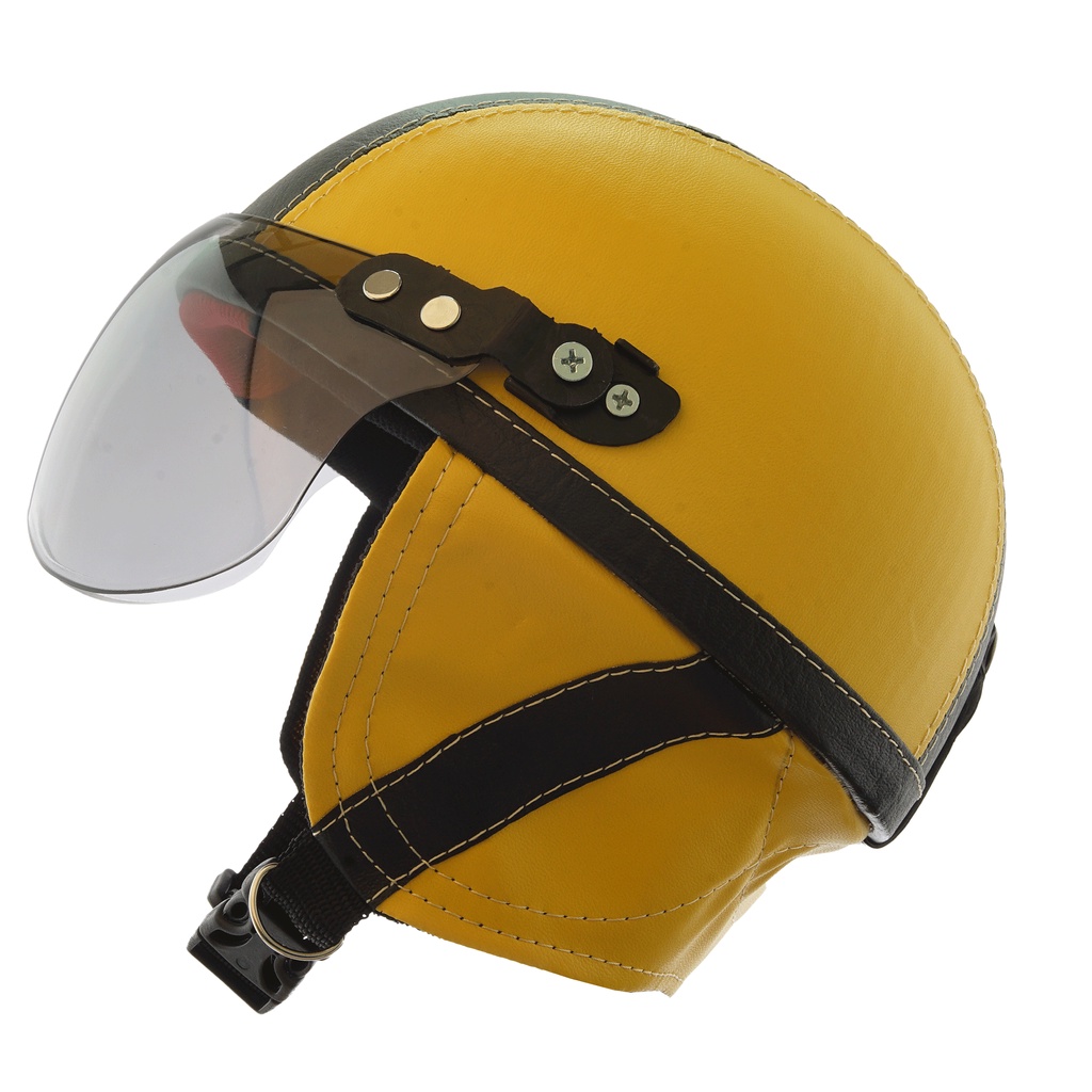 Helm Anak Untuk Usia 1-4 Tahun Polos - Kuning Hitam