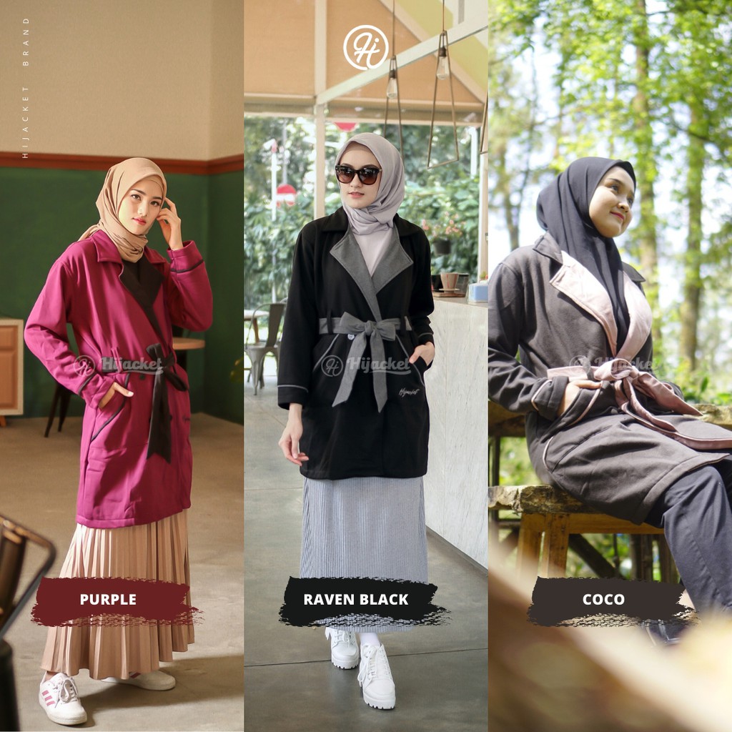 Hijacket® Elnara Series (All Size, XL, XXL) Jaket Wanita Bahan 100% Premium Fleece Asli-2