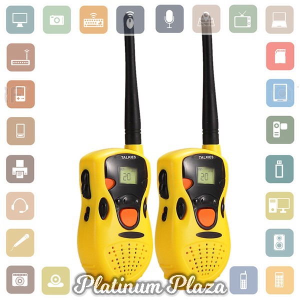 Xianxin Kids Toys Mini Walkie Talkie Anak 1 Pasang - 178 - Yellow`J55SU8-