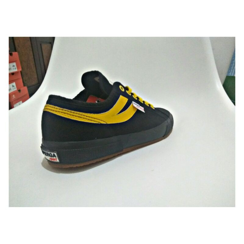 SUPERGA 2750 COTU PANATTA BLACK-YELLOW
