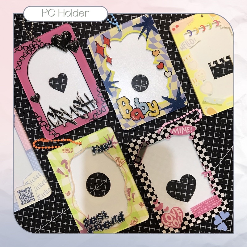 Acrylic photocard holder