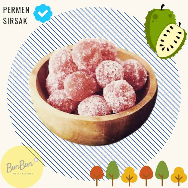 

Permen Sirsat Asem / Manisan Buah Sirsak Asam / Soursop