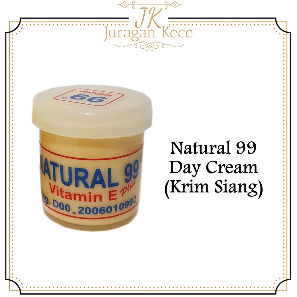 Cream Natural 99 Day Asli Original Krim Siang Pemutih & Pelembab Kulit Wajah