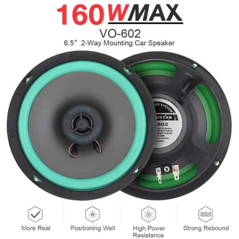 Speaker Mobil Subwoofer HiFi 5/6,5 inc 100/160 W-VO-502 1pcs