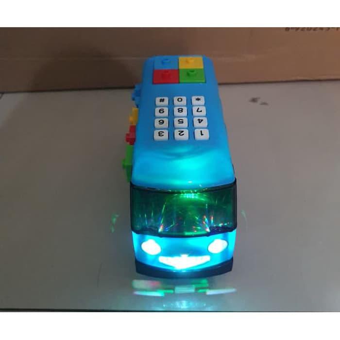 TOYS MAINAN TAYO BIRU BERNYANYI BUS TAYO LAMPU MUSIK