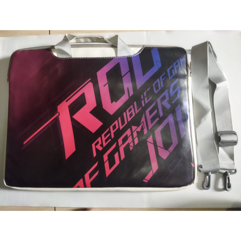 Tas Selempang Cover Laptop Sleeve Case ASUS ROG 17 inch Pria Wanita