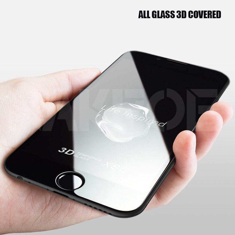 999D Protective Tempered Glass For iPhone X XS 11 Pro Xs Max XR Glass Screen Protector iPhone 7 8 6 6S Plus SE 2020 Glass Film