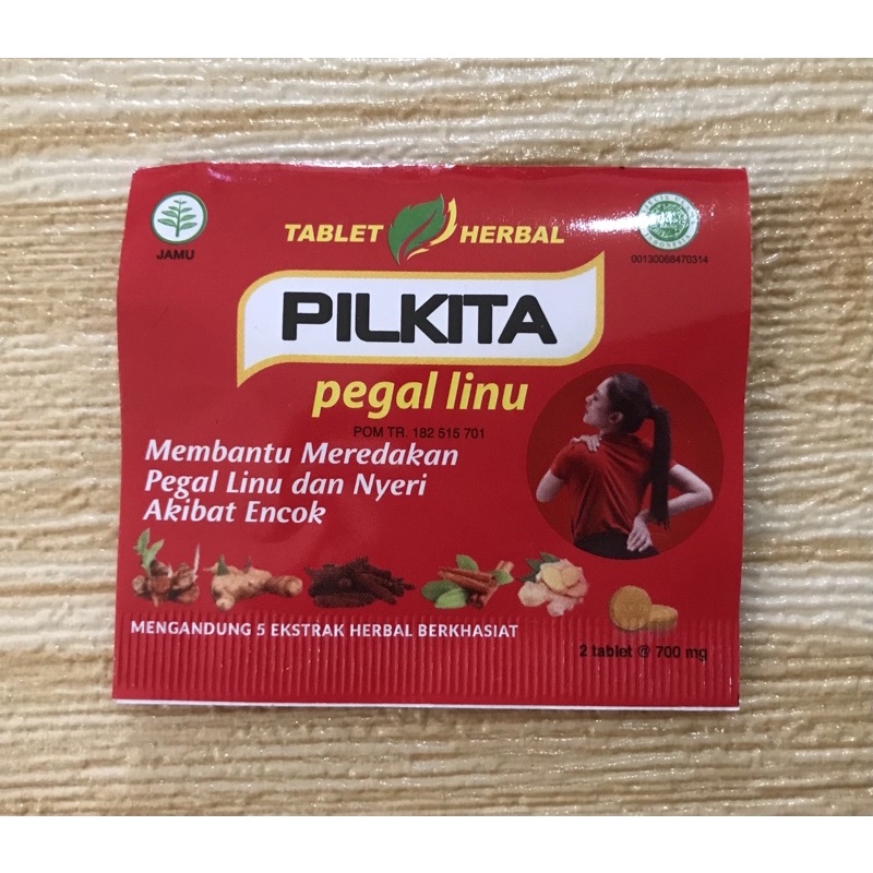 Pil Kita Isi 2 Tablet | Memelihara Kesehatan | Meredakan Pegal Linu &amp; Nyeri Pinggang