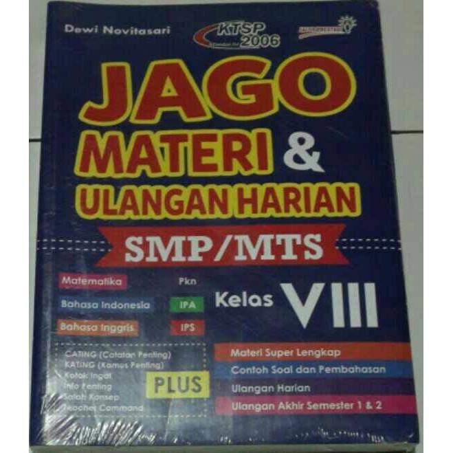 

JAGO MATERI & ULANGAN HARIAN SMP/MTS KELAS VIII