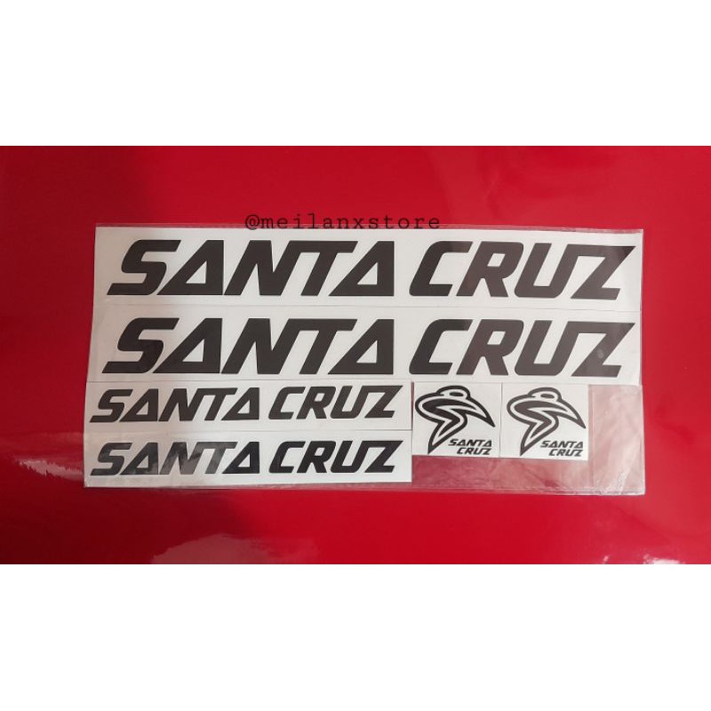 Stiker Sepeda Santa cruz