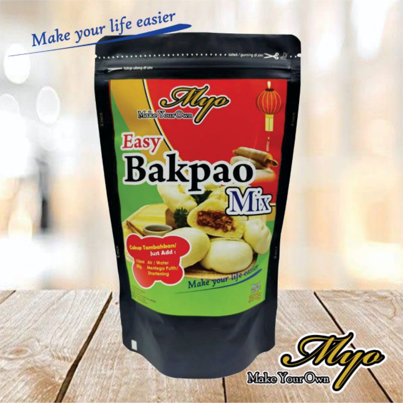 

Myo Tepung Premiks atau Tepung Instant siap pakai Bakpao