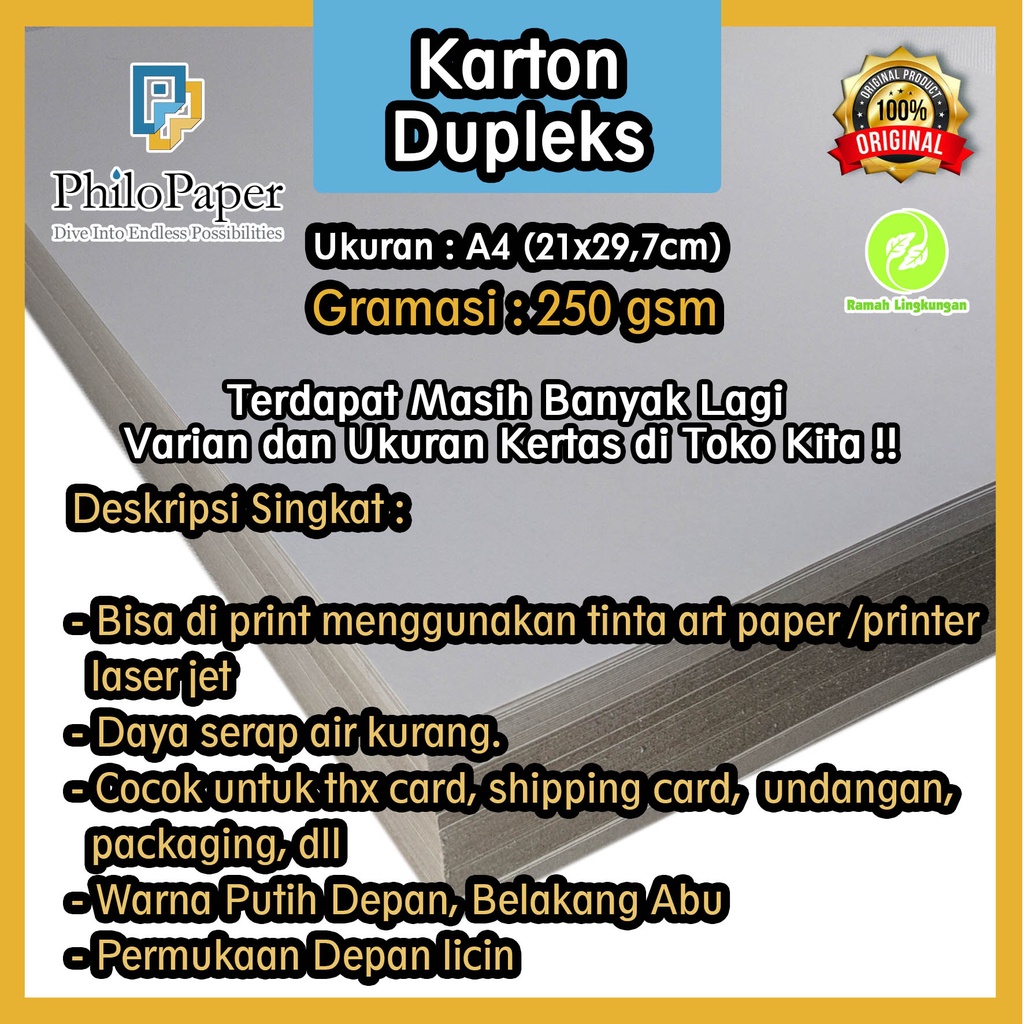 

Karton Duplex 250 Gsm A4