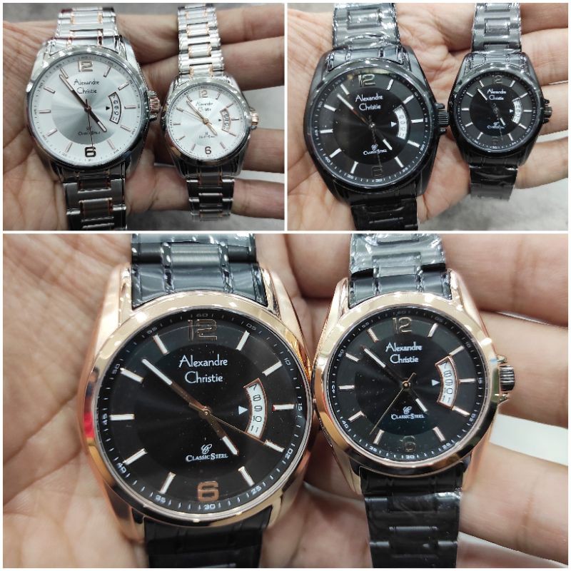 JAM TANGAN PRIA WANITA ALEXANDRE CHRISTIE AC8289 / AC 8289 COUPLE ORIGINAL GARANSI RESMI 1 TAHUN