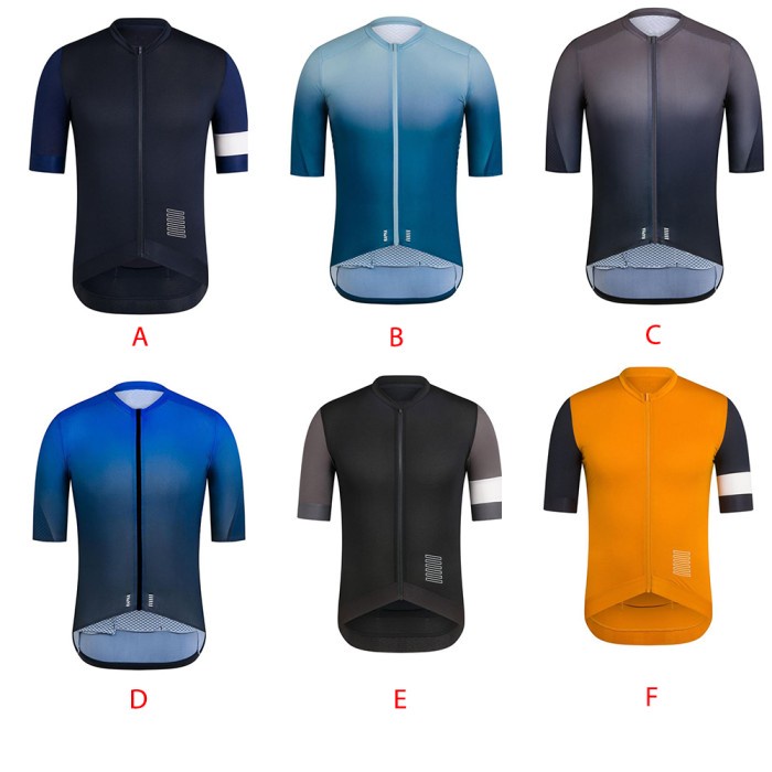 Baju Jersey Sepeda Lengan Pendek Pria Roadbike Rapha Classic