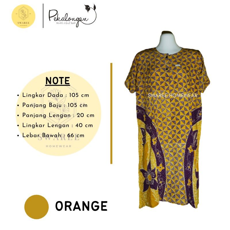 Baju Wanita Daster Murah Batik Pekalongan Baju Batik Wanita Modern Daster Rayon Busui Lengan Pendek