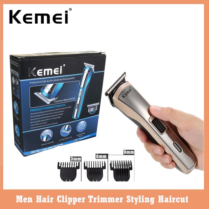 Kemei KM-418 Alat Cukur Rambut  Alat Mesin Cukur Rambut,Kumis,Jenggot