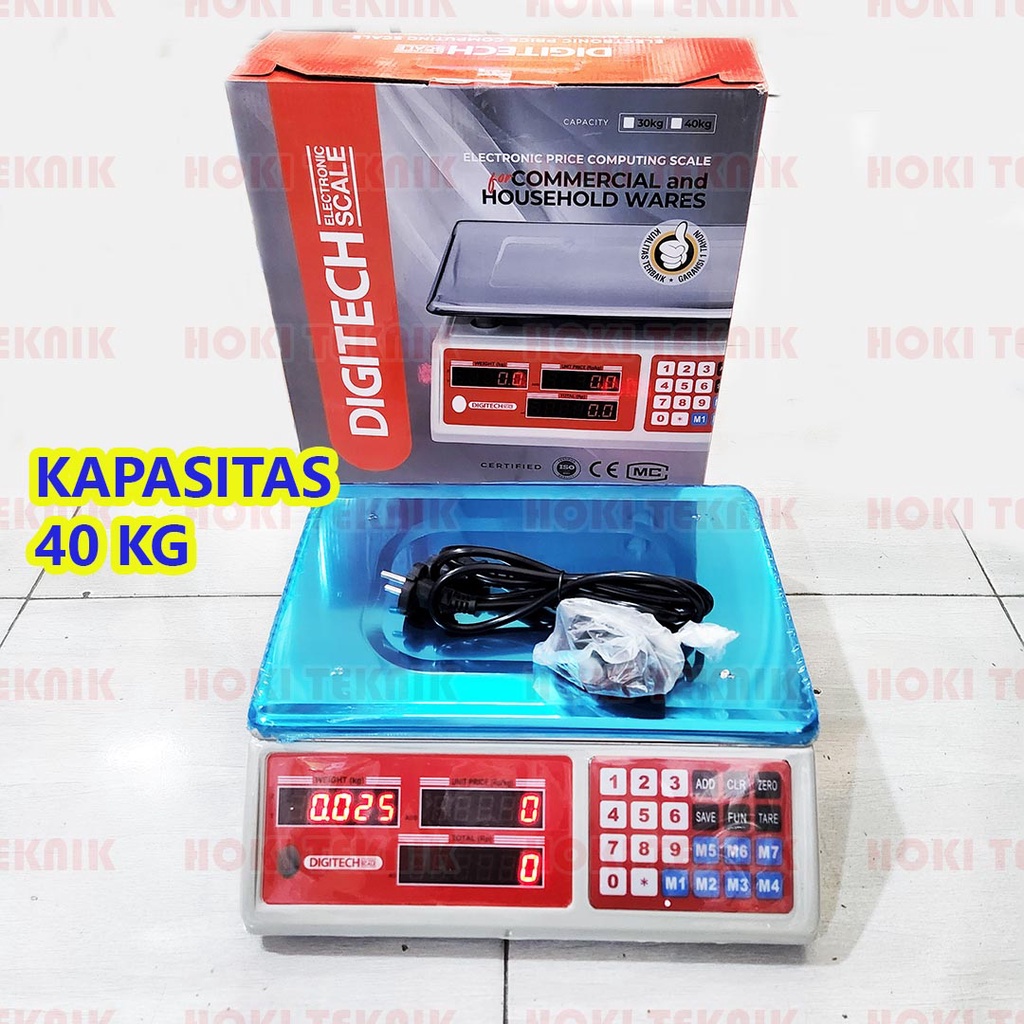 Timbangan Digital 40kg DIGITECH