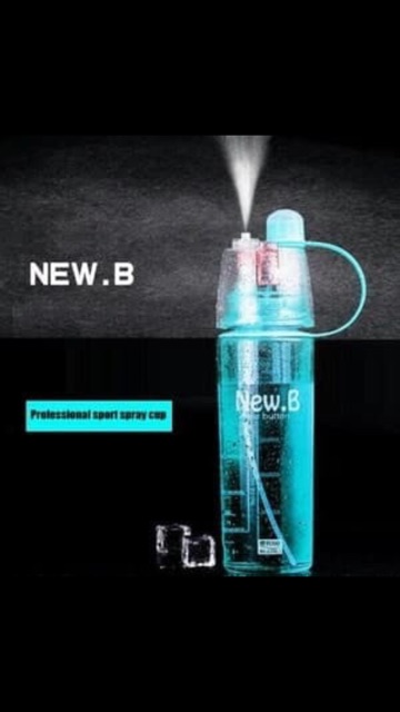 BOTOL MINUM NEW B SPORT SPRAY WATER BOTTLE 600 ML BOTOL MINUM SEMPROT