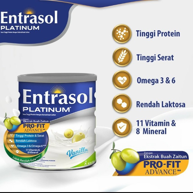 

Entrasol platinum vanilla 800g | Entrasol