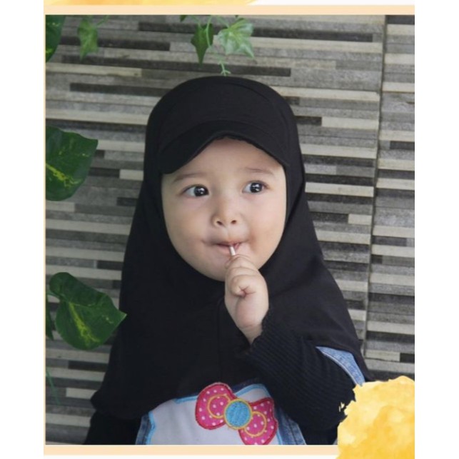 hijab anak bayi TOPI PONI - kerudung anak perempuan/hijab anak terbaru