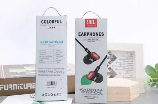 HEADSET EARPHONE HANDSFREE HEADPHONE J B L SUPER BASS