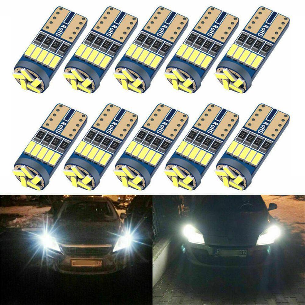 Top 10pcs Lampu Plat Nomor Putih Super Terang 12V COB LED Dome Map