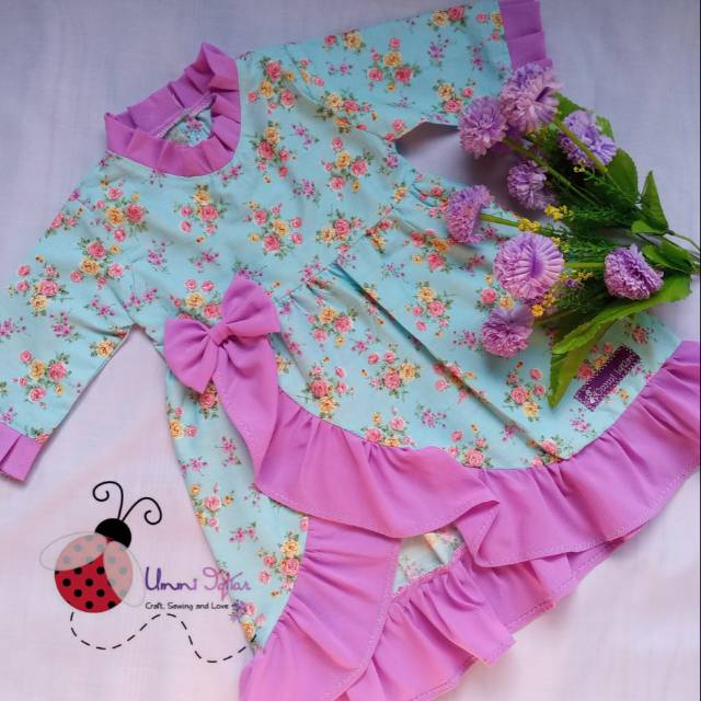 Gamis baby bahan katun jepang