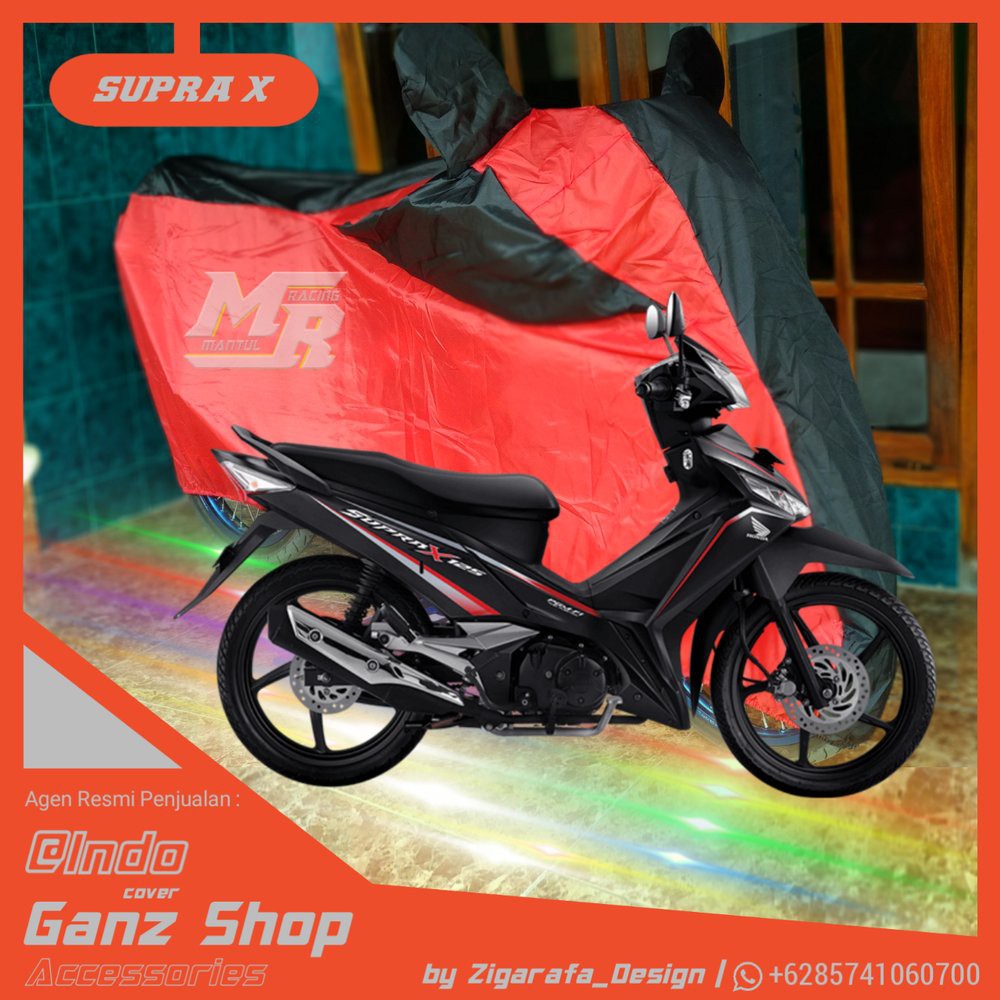 Sarung Body Cover New Supra X Helm In Jas Motor Mantel Motor