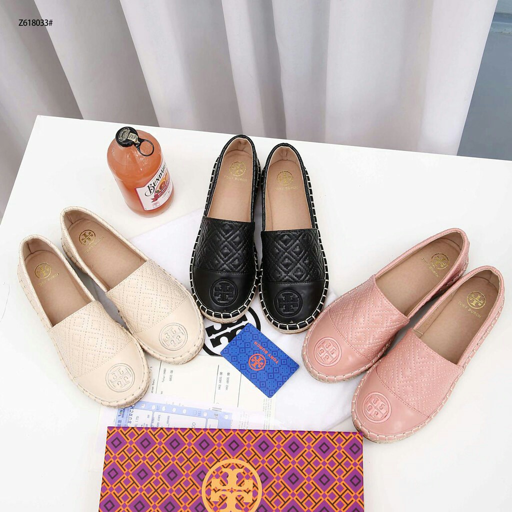 Sepatu TB Quilted Flat Espadrilles Flat Shoes Z618033