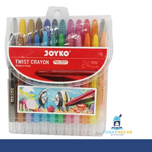 

Joyko Twist Crayon Mini Set 24 Colours