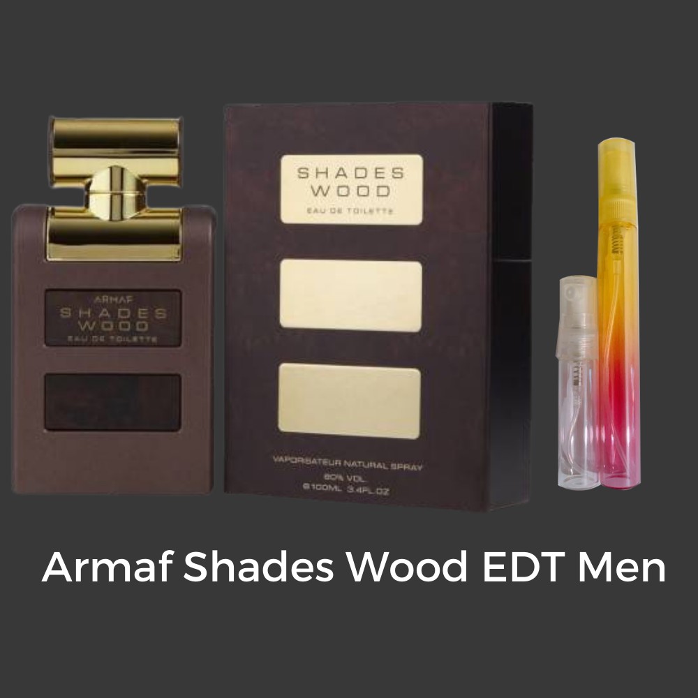 Decant 5ml 10ml Armaf Shades Wood EDT Men