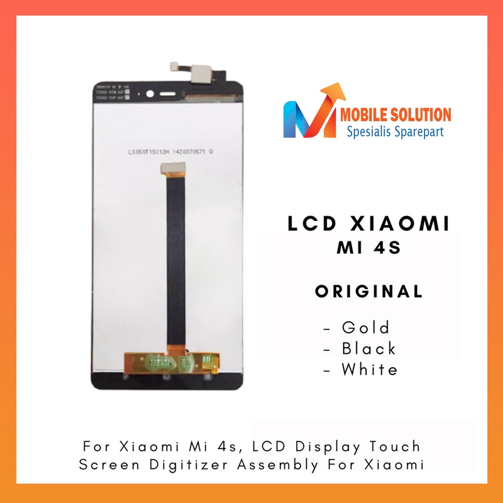 Grosir LCD Xiaomi Mi 4s Fullset Touchscreen ORIGINAL 100% Garansi 1 Bulan + Packing / Bubble