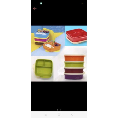 Lolly tup Tupperware tempat makan