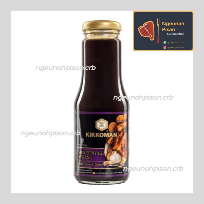 

Kikkoman Garlic Teriyaki Sauce @300gr