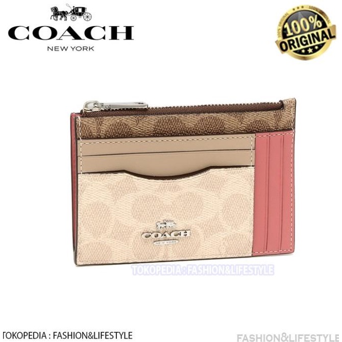 

Office & Stationery | Document Organizer | Coach Card Holder Case In Blocked Signature Canvas Original 100% | Best Seller