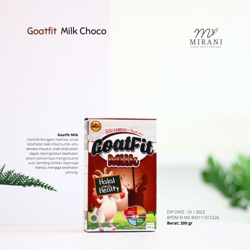 

Mirani - Susu Kambing Goat Coklat 200gr