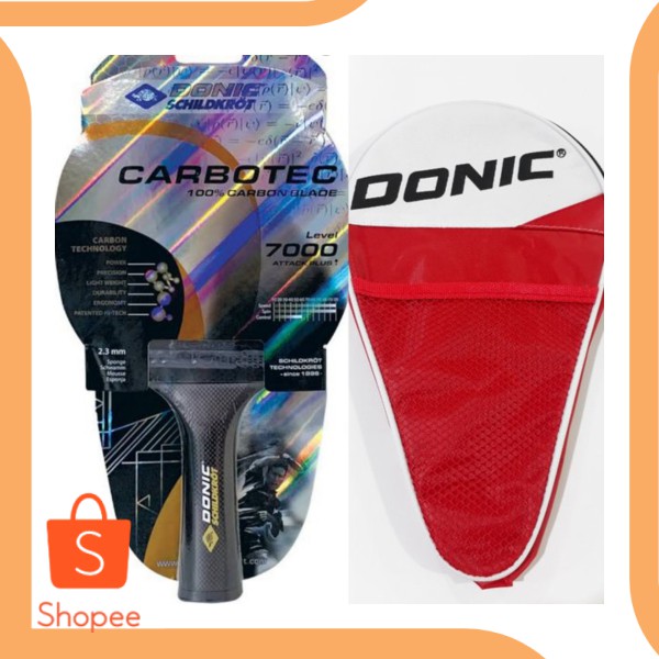 Donic Carbotec 7000 Bet Bed Bat Tenis Meja Pingpong 18thM perkakas