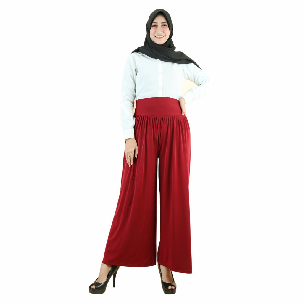  Celana  kulot  panjang Celana  kulot  wanita  kulot  jumbo 