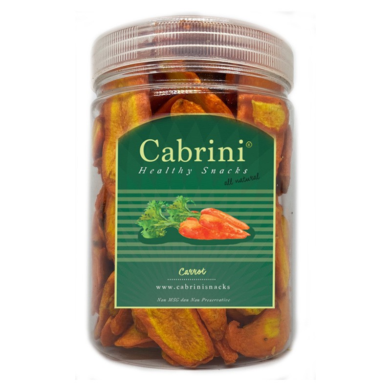 

Cabrini Healthy Snacks Carrot ( 800 ml ) - Keripik Wortel Premium