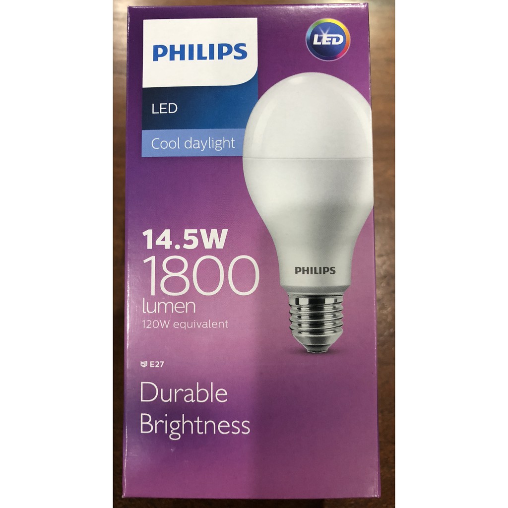  Lampu  Philips  LED  LEDbulb 14 5 watt  Putih 6500k 14 5w 