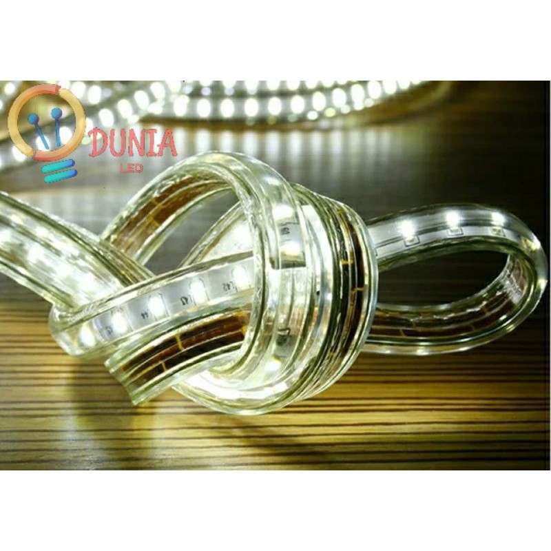 Lampu LED Strip Selang SMD 5050/2835 AC 220v Meteran (1M-100M) Indoor dan Outdoor