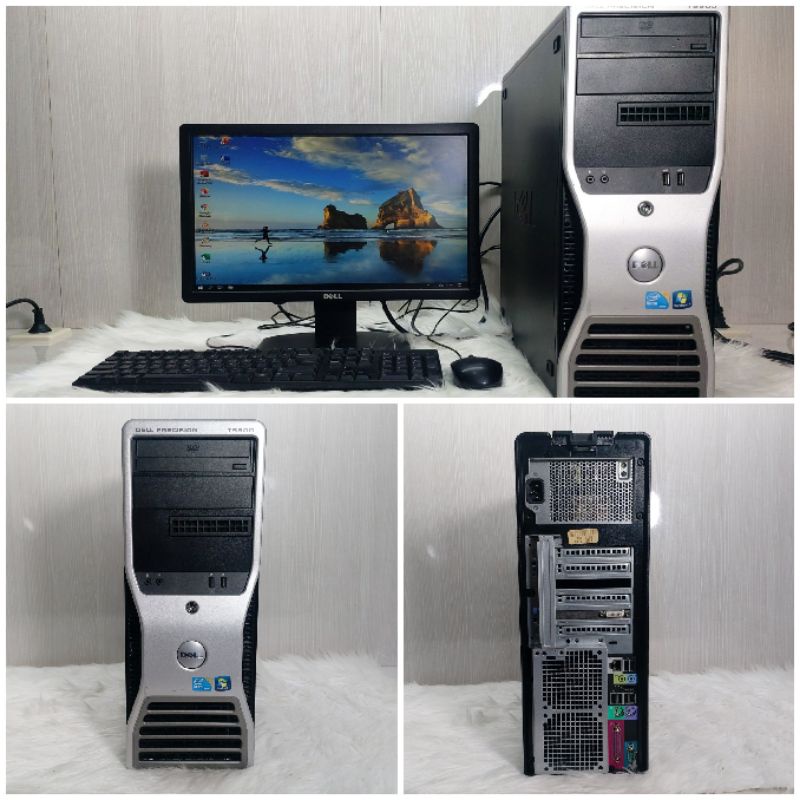 Paketan Pc Server Dell T5500 Lcd 19in wide